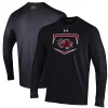 Men's Under Armour Black South Carolina Gamecocks Baseball Base Logo Long Sleeve T-Shirt