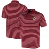 Men's Under Armour Maroon Boston College Eagles Wordmark Stripe Performance Polo