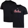 Men's Under Armour Black South Carolina Gamecocks School Logo Wordmark Performance Cotton T-Shirt