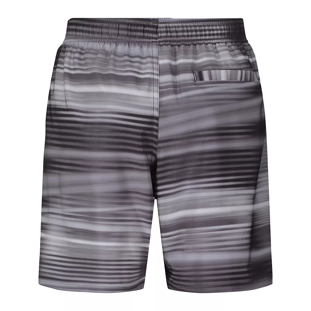 Big & Tall Under Armour Beam Striped 9-inch Swim Trunks - Image 3
