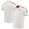 Men's Under Armour White Wisconsin Badgers Sideline Recruit Performance Polo