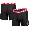 Men's Under Armour Black Maryland Terrapins 2021 Sideline Performance Boxer Briefs