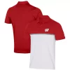 Men's Under Armour White/Red Wisconsin Badgers HeatGear Game Day Polo