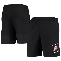 Men's Under Armour Black Utah Utes Mesh Raid Performance Shorts