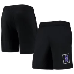 Men's Under Armour Black Northwestern Wildcats Mesh Raid Performance Shorts