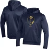 Men's Under Armour Navy Notre Dame Fighting Irish Football Icon Pullover Hoodie