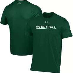 Men's Under Armour Green Colorado State Rams 2022 Sideline Football Performance Cotton T-Shirt