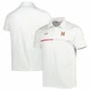 Men's Under Armour White Maryland Terrapins Title Performance Polo