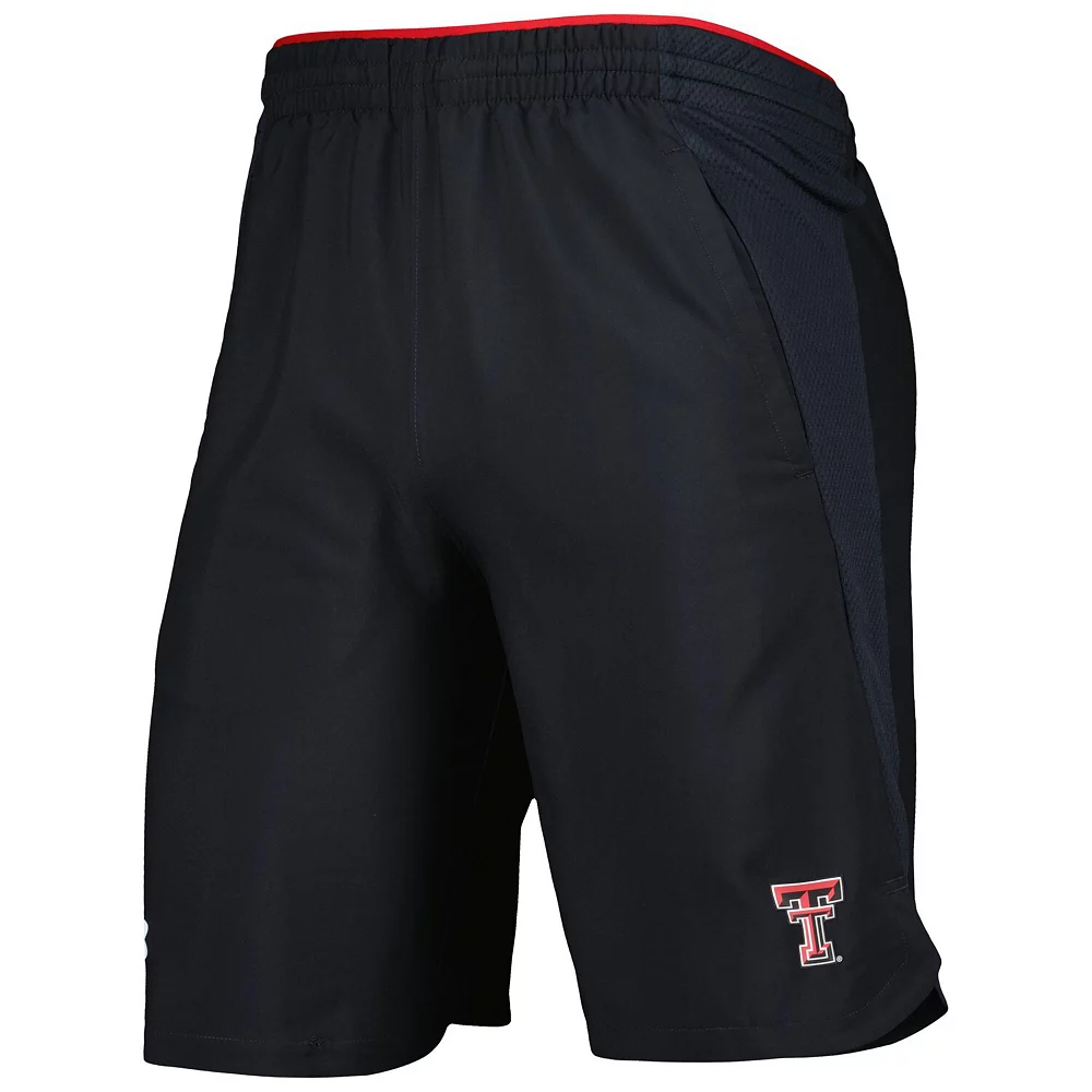 Men's Under Armour Black Texas Tech Red Raiders Woven Shorts - Image 3