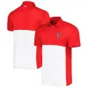 Men's Under Armour Red/White Texas Tech Red Raiders Green Blocked Polo Performance Polo