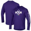 Men's Under Armour Purple Northwestern Wildcats 2022 Aer Lingus College Football Classic Long Sleeve T-Shirt