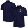 Men's Under Armour Navy Auburn Tigers Static Performance Polo