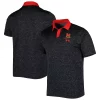 Men's Under Armour Black Maryland Terrapins Static Performance Polo