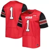 Men's Under Armour #1 Red Utah Utes Premier Limited Jersey