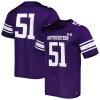 Men's Under Armour #51 Purple Northwestern Wildcats Team Wordmark Replica Football Jersey