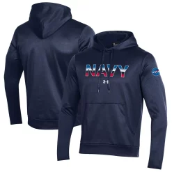Men's Under Armour Navy Navy Midshipmen 2022 Special Games Nasa Pullover Hoodie