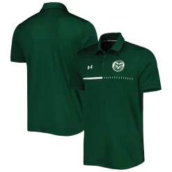 Men's Under Armour Green Colorado State Rams Title Polo